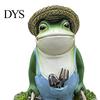 Animal Statue Decorative Vivid Resin Anti-deform Decoration Wear-resistant Garden Frog Sculpture for Outdoor