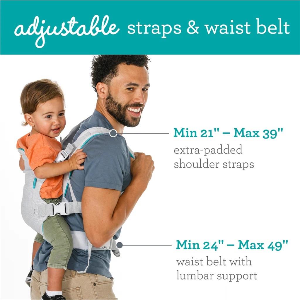 Advanced Multifunctional 4-in-1 Baby Carrier, Washable, Ergonomic, Waist Stool