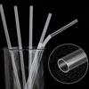 100Pcs/Bag Drinking Straws Eco-friendly Multicolor Portable Flexible Disposable Plastic Drinking Straws Home