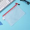 A4 wasserdichte Netz-Reißverschlusstasche: Transparente Schülertasche & Dokumentenaufbewahrung