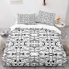 Geometry King Queen Duvet Cover Colorful Pattern Bedding Set For Kids Teens Boys Adult Abstract Art 2/3Pcs Polyester Quilt Cover