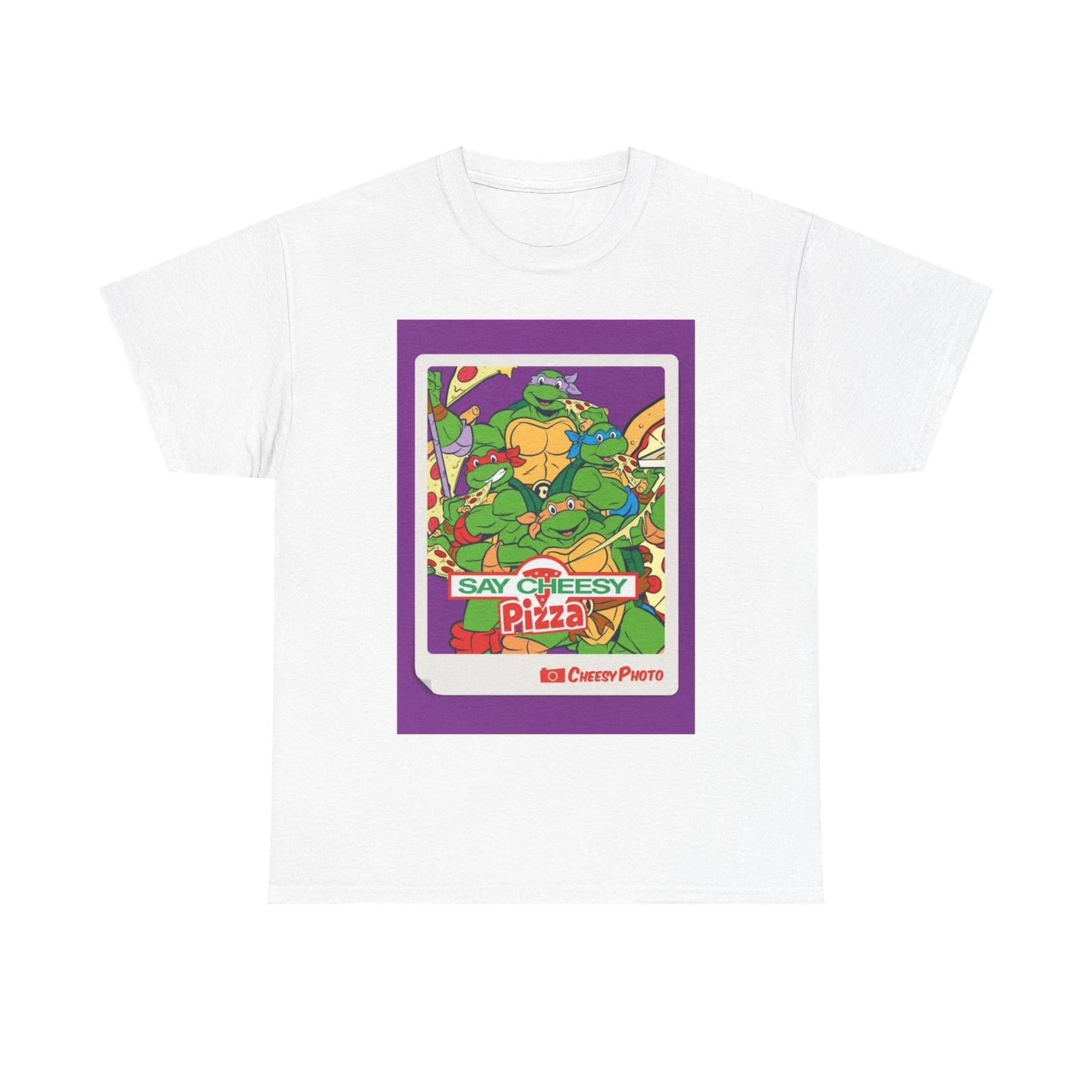 Men s and Women s T-shirts Pizza Party Cartoon M