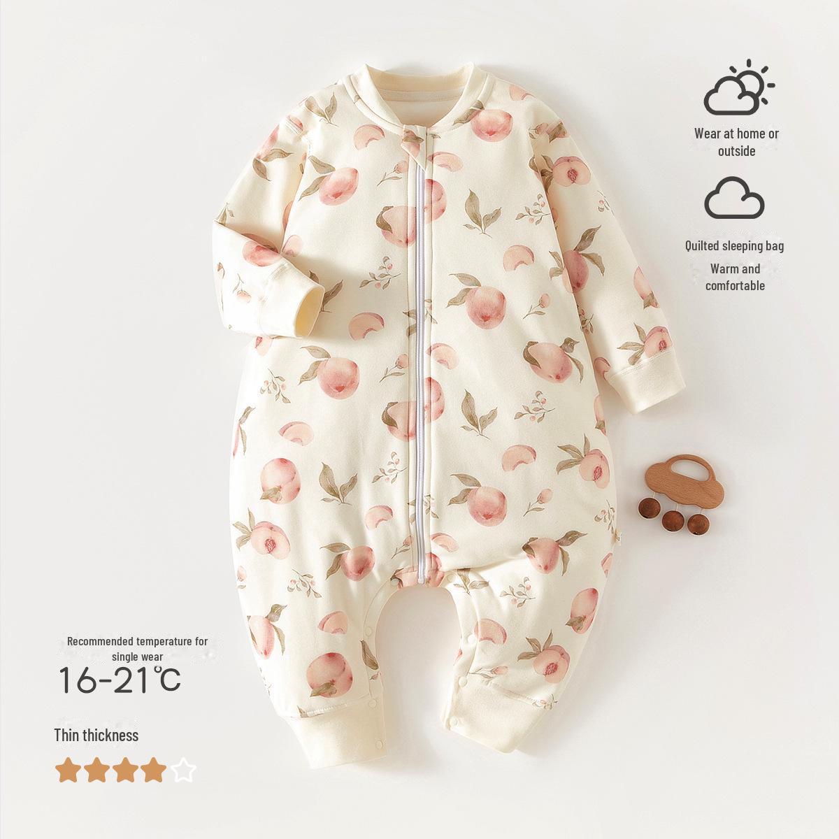 

Дитячий бавовняний спальний мішок «Чотири сезони» з захистом від перекидання та контролем температури, ідеальний для весни та осені 73 cm