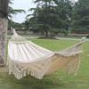 A1R Double Hammock: Anti-Rollover, Thick Canvas, Tassels, Outdoor Camping Swing for Two