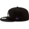 New Era Black Baltimore Ravens Basic 9FIFTY Adjustable Snapback Hat Men's