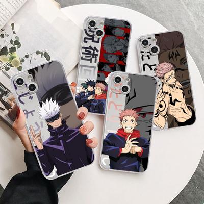 Serial Anime Jujutsu Kaisen Gojo Satoru Clear Case For Apple iPhone 11 14 13 12 Pro 7 8 Plus XR X XS Max 6 6S Phone Cover