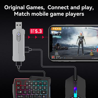 5 in 1 Mobile Game Converter Tastatur Maus Gaming Set BT 5.3 für PUBG Maus Tastatur Adapter Konverter für Android iOS System