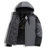 Herren & Damen Winter Winddichte Wasserdichte Dicke Baumwoll Kapuzenjacke