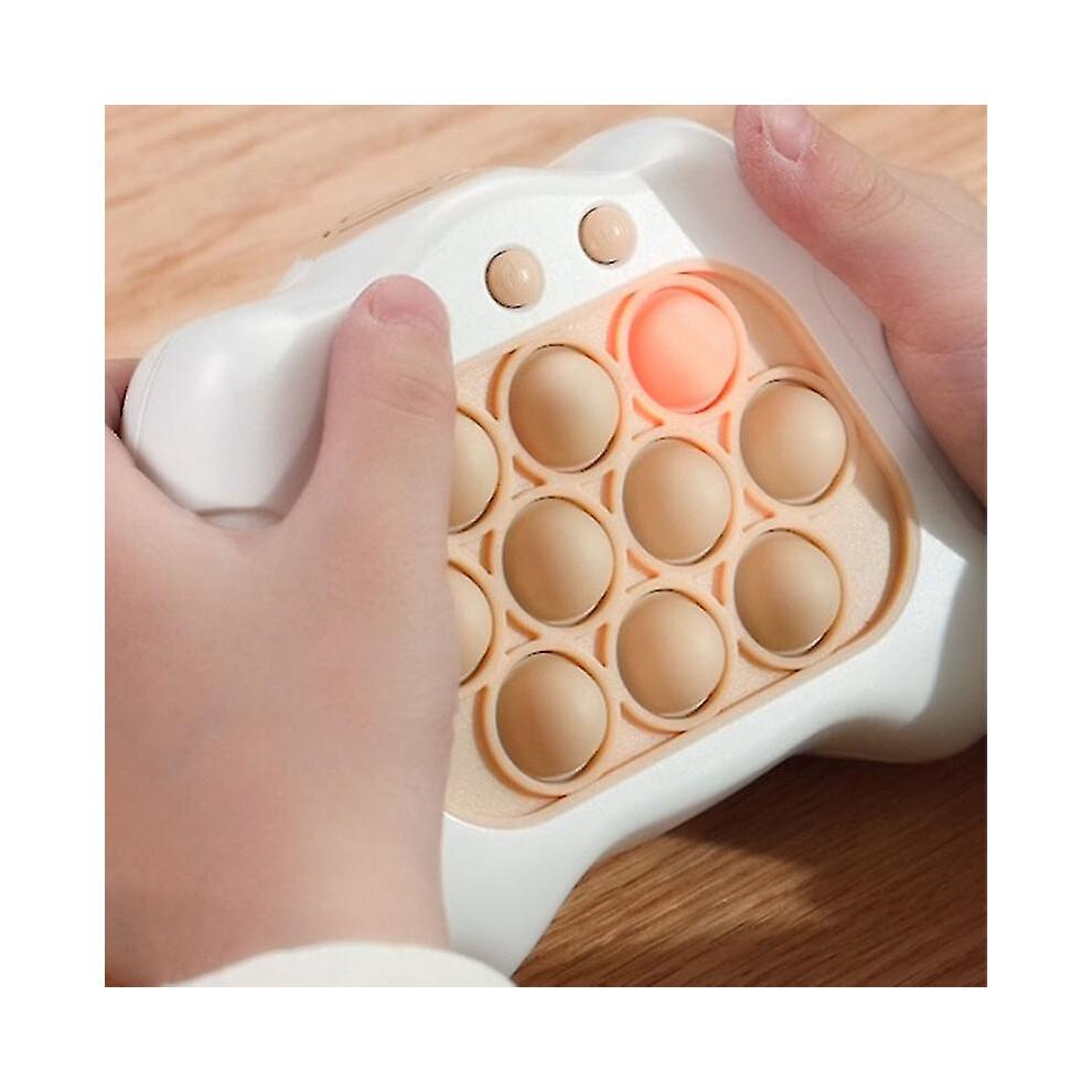 (I) Pop Push Bubble Fidget Sensory Toys Whack A Mole Music Quick Press Bubble Game Machine Squeeze Stress Relief Toy For Kids Adult
