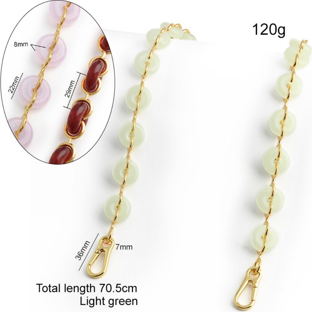 Donut Chain Bag Replacement Shoulder Strap Acrylic Bag Shoulder Belt Bag Decorative Chain  Women Style 5