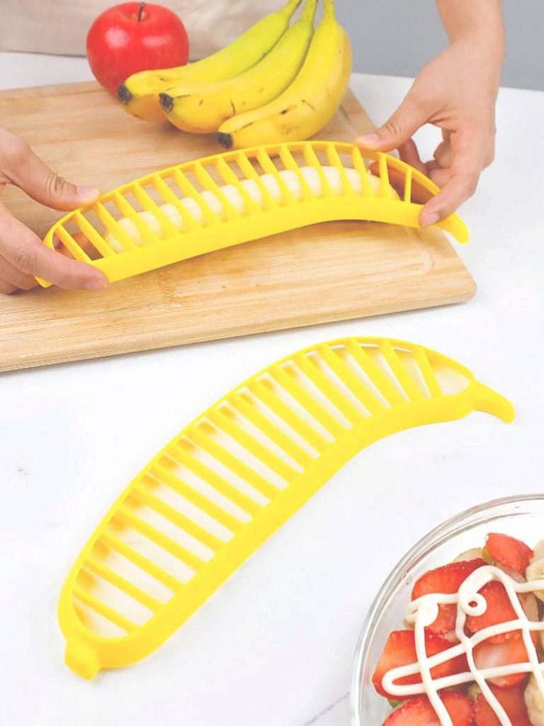 1pc Banana Splitter Fruit Platter Fruit Salad Banana Slice Slicer