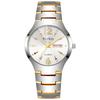Tungsten Steel Mens Quartz Watch With Calendar Waterproof For Business Use