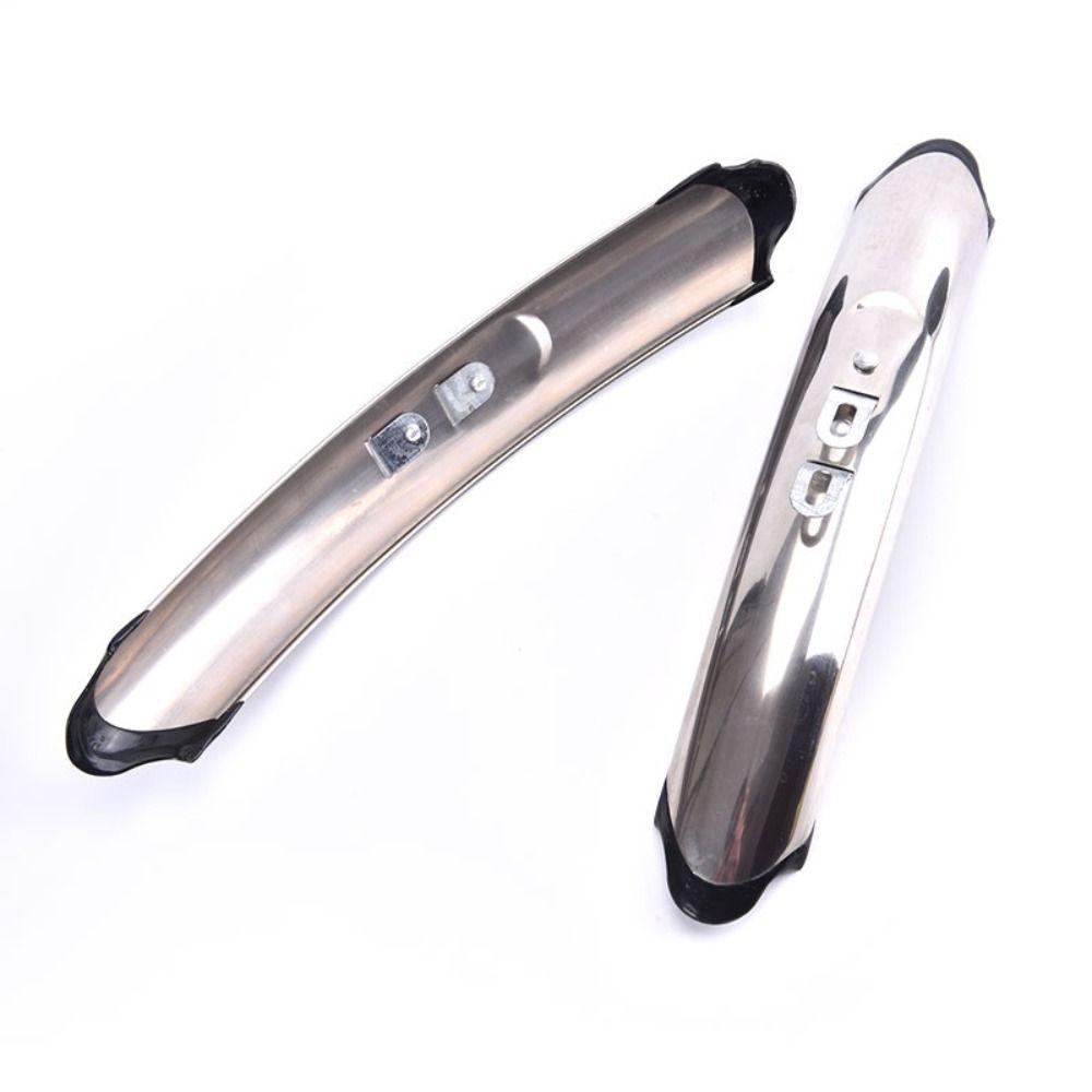 Dustproof Bike Front Rear Fenders Stainless Steel Road Bicycle Fender  Mountain Road Bike