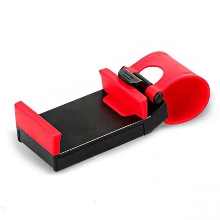 

Phone Holder Attaches to Steering Wheel Compatible All Models black red car phone holder compatible steering wheel smartphone ...