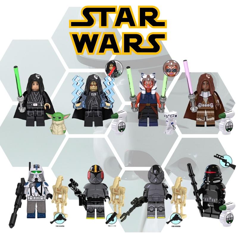 Children's Toy Tv6105 Star Wars Luke Skywalker Palpatine Legion Command Assembling Building Blocks Figure Mask