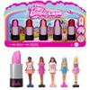 BARBIE Coffret Mini BarbieLand 6 Rouge À Lèvres Avec Mini Poupées - JBD26