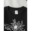 European Sizes Kids' Crewneck Sweatshirt Floral Face Outline Art Design Print , Sportswear And Casual Wear, Soft And Comfortable, Children's Clothing