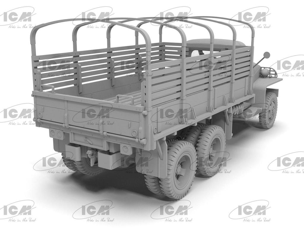 ICM American Studebaker Military Truck Plastic Model 35490 1/35 US6-U3