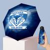 Warrington Wolves Printed 5?Fold Mini Umbrella 8?Rib Windproof Compact Umbrella For Women Pocket Carry