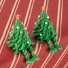 3D Printed Mini Desktop Christmas Tree Movable Stand Christmas Holiday Decor Compact Desktop Ornament Office & Home Holiday Atmo