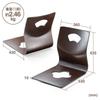 Japanese Style Single Low Buddhist Memorial Finished Brown E-Supply Chair, Wooden, Seater, Type, Ceremony, Kotatsu, Bentwood, Stacking, Product,