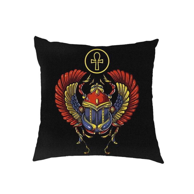 Древнеегипетское искусство Наволочки Египет Фараон Анубис Наволочка Око Гора Око Гора Диванные Наволочки для Гостинойzaijicw,(2) 30x30cm