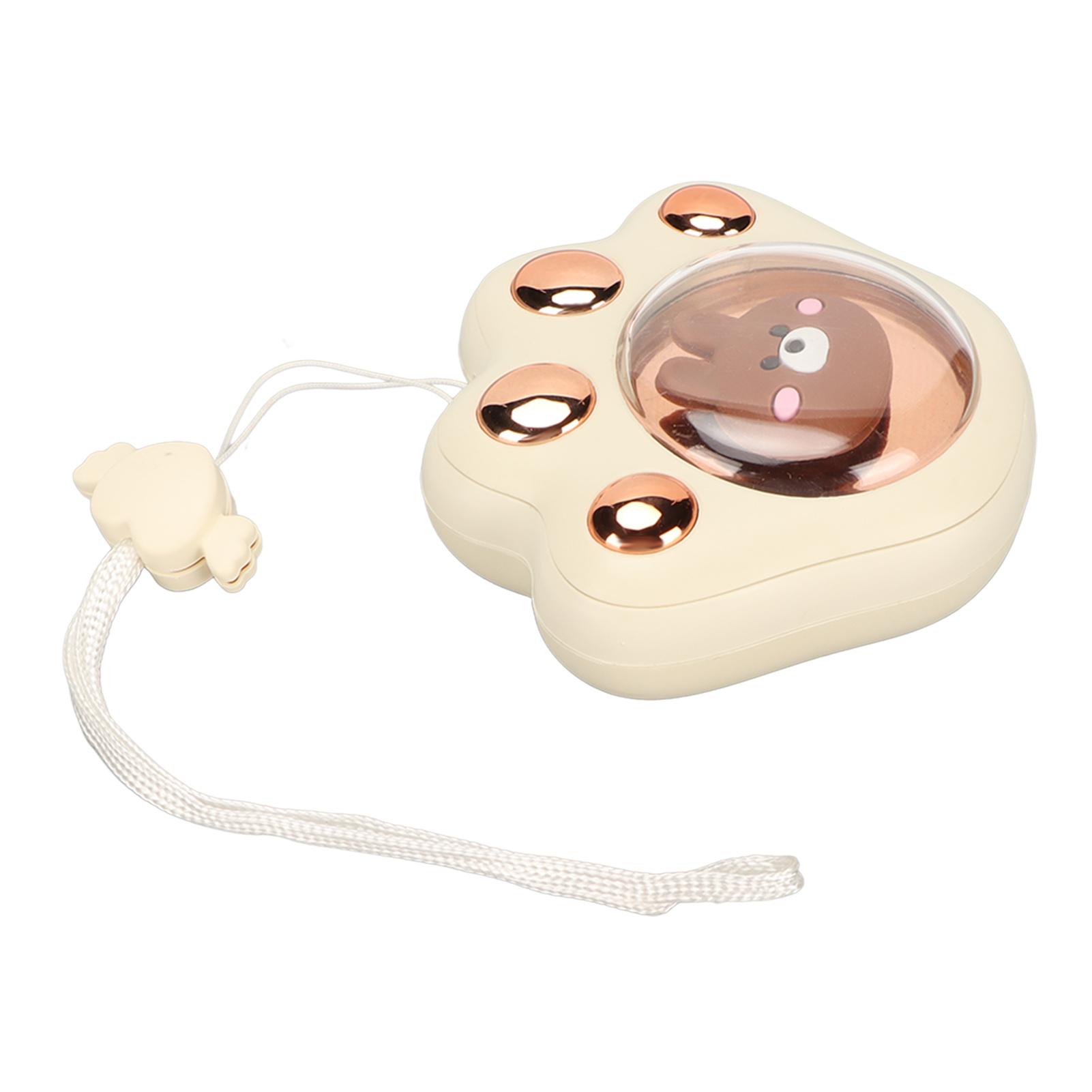 

Электрическая грелка для рук в форме кошачьей лапки, 3 режима температуры, USB-перезаряжаемая, обогреватель для рук с подсветкой