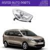 Headlight, left and right, set of 2 items for Renault Dacia Dokker Lodgy after 2011 OEM 260603007R 260109545R