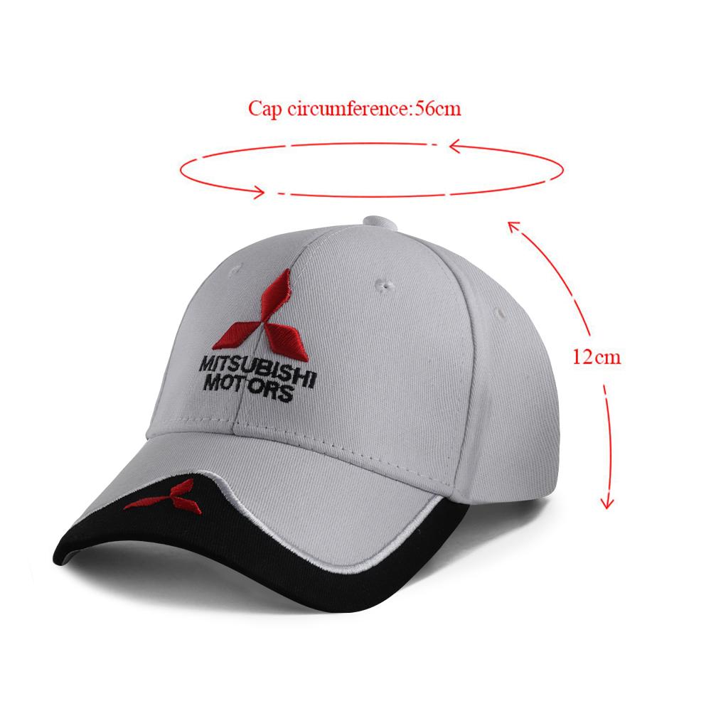 1PCS NEW Unisex Embroidery Baseball Caps Spring And Autumn Outdoor Adjustable Casual Hats Sunscreen Hat For Mitsubishi MOTORS