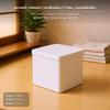 4L Square Plastic Storage Box, Interchangeable Design with Cover Casters, Japanese Organizer