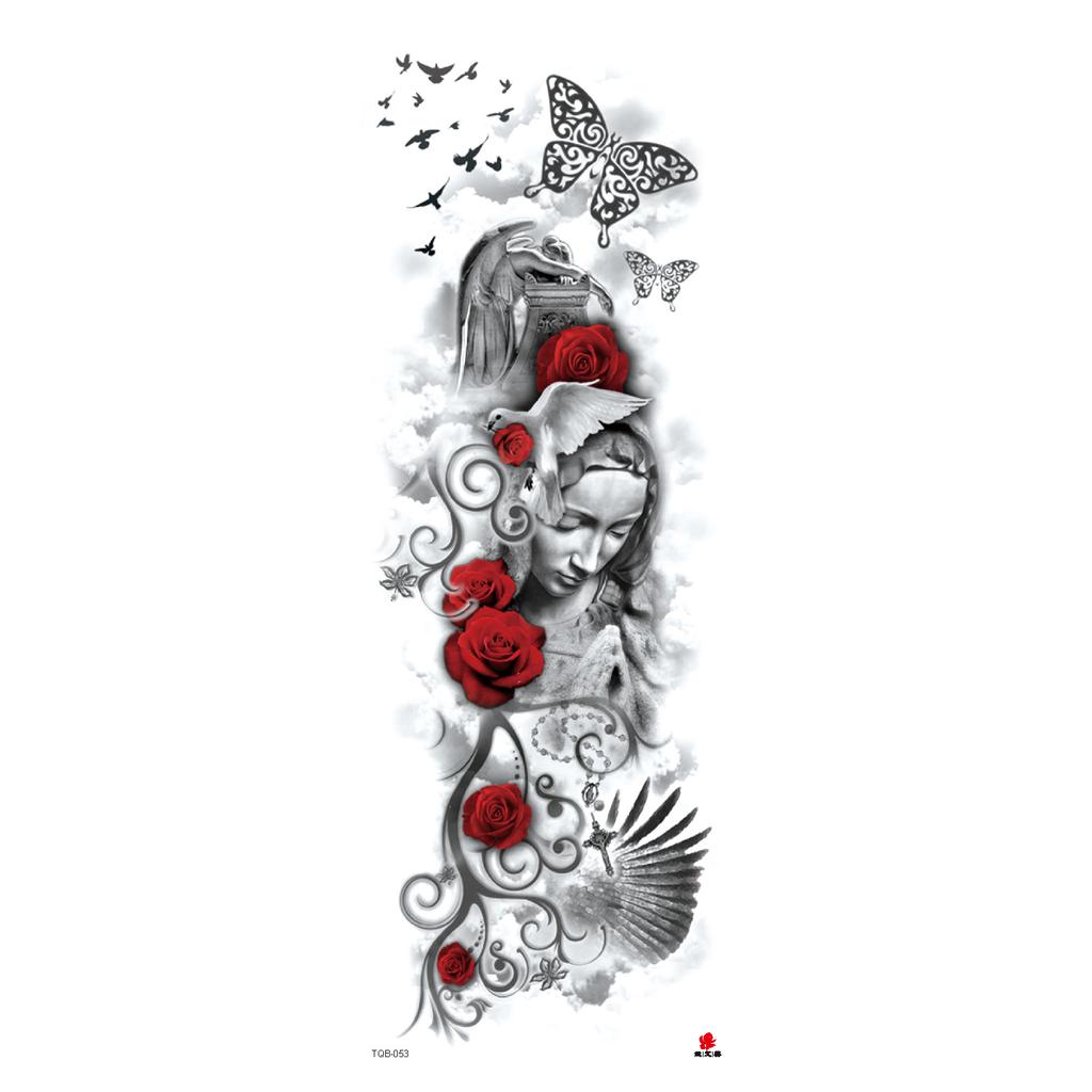 High Quality Temporary Body Arm Sticker Fake Temporary Tattoo Arm
