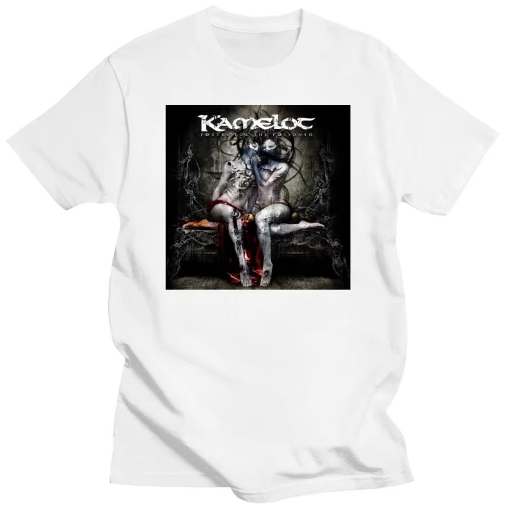 New Mens Fashion Power Metal Kamelot Casual T-shirts Hip Hop Tshirts Harajuku Styles Tops Clothing