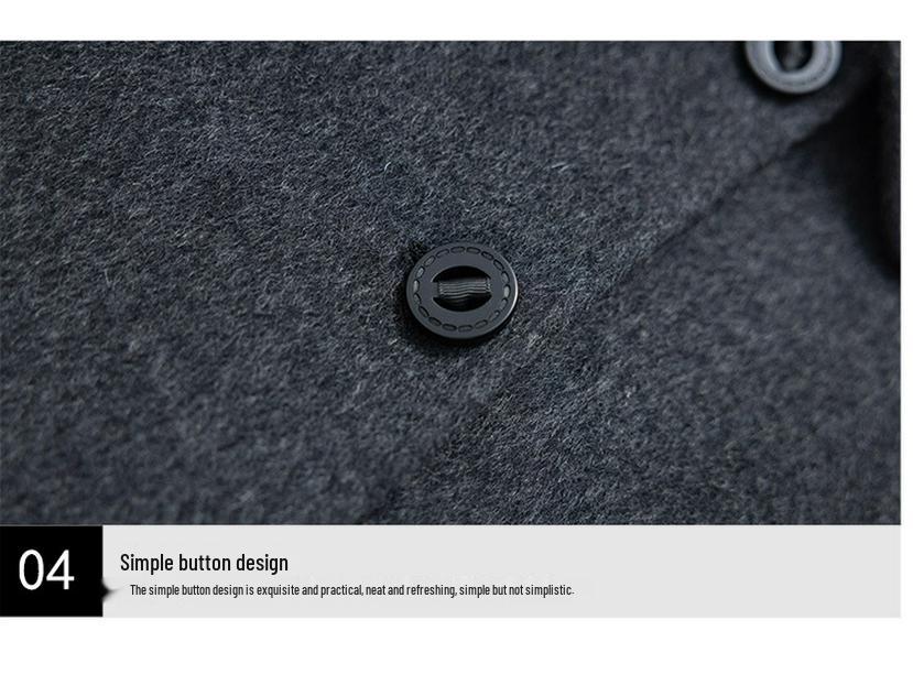 Women's Double-Faced Wool Camel Hair Coat - Autumn/Winter Style, Middle-Aged Mother's Loose, Slimming, Elegant Overcoat