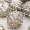 12pcs 8cm Painted Christmas Hanging Balls Plastic Merry Christmas Tree Decor  Children Gifts