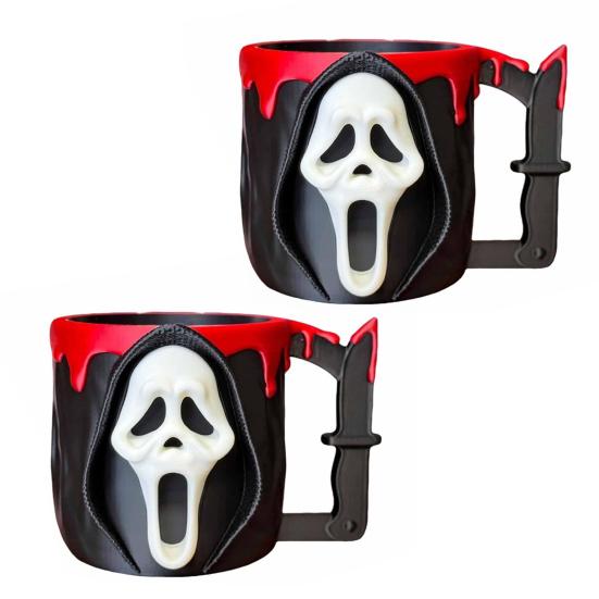 Ice Cream Pint Holder Horror Spoon Holder Reusable Ice Cream Containers Beer Can Holder Horror Movie Gifts