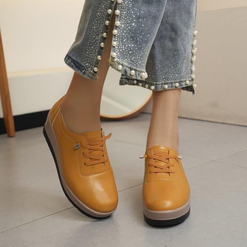 Damen Plateau-Keilabsatz Freizeitschuhe in Übergröße
