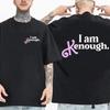 Fashion T-shirt for Men Y2K Tops Brand I Am Kenough Letter Printing T-shirt Summer Short Sleeve Tee Women Fashion Round Neck Top