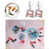 Schmuckherstellung 5 Teile/satz Kristall Epoxidharz Form Blätter Blume Seestern Muschel Nagel Schnitzen Dekorationen Silikonform DIY Handwerk Schablone