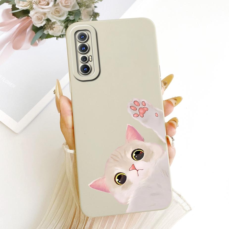 For Oppo Reno3 Pro 4G Case CPH2035 CPH2037 Cute Cat Duck Cartoon Cover Soft TPU Phone Case For Oppo Reno 3 Pro 5G CPH2009 Fundas