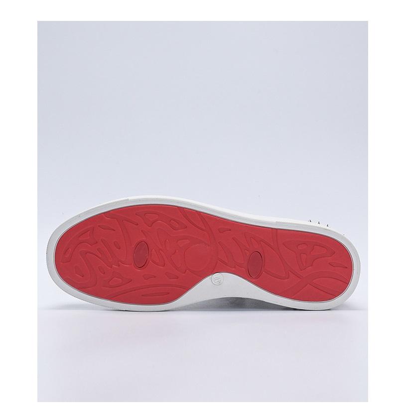 Men Trendy Personality Skate Shoes Casual Sneakers Boy Espadrilles Designer Tapered Rivets Fashion Punk Hip Hop Shoes