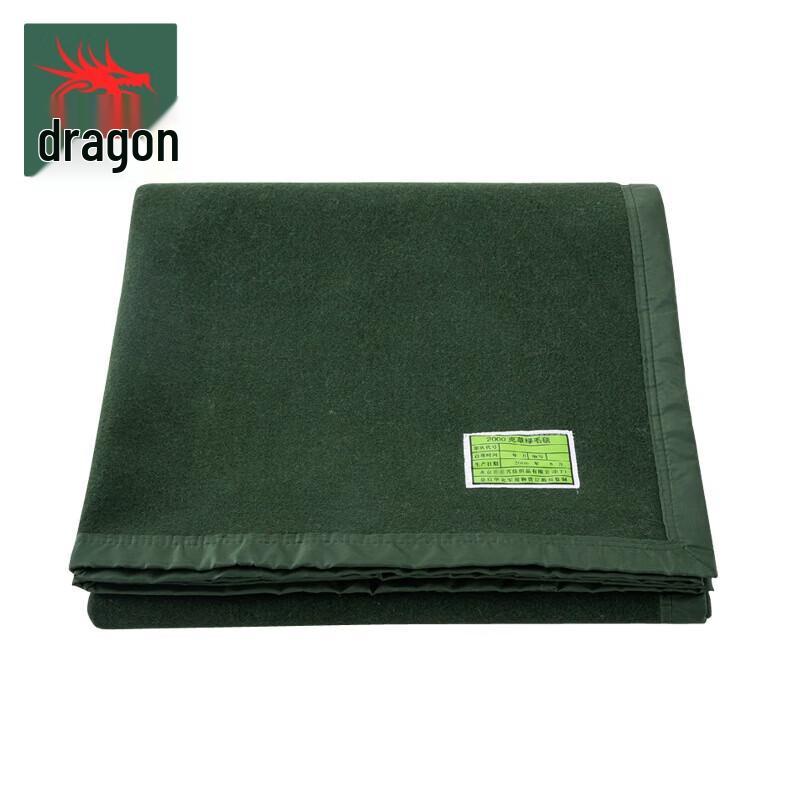 Thick 60% Wool Blend Camping & Emergency Blanket