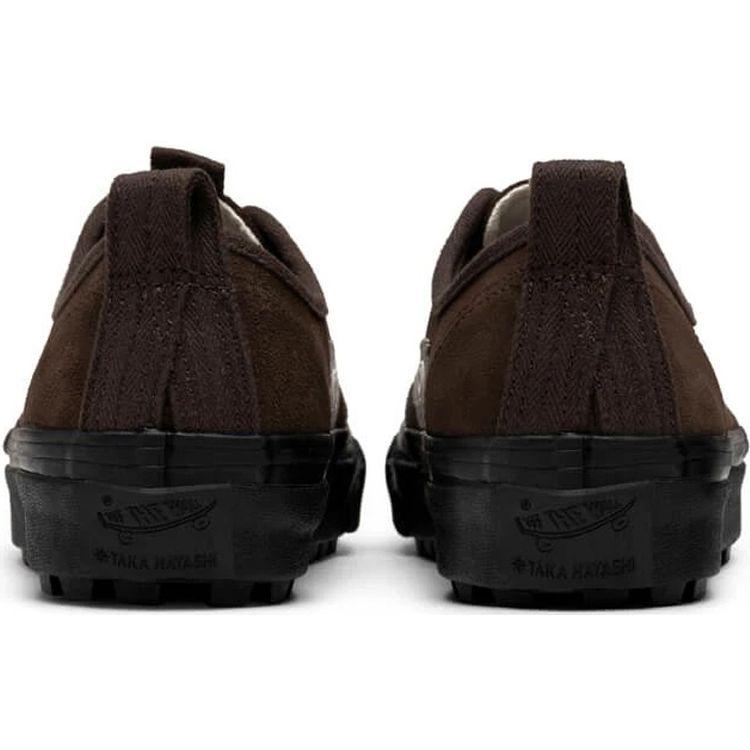 Vans Vault Derby V Lug LX Comfortable Versatile Low-Top Skate Shoes Unisex Sneakers Brown VN0A45K966O