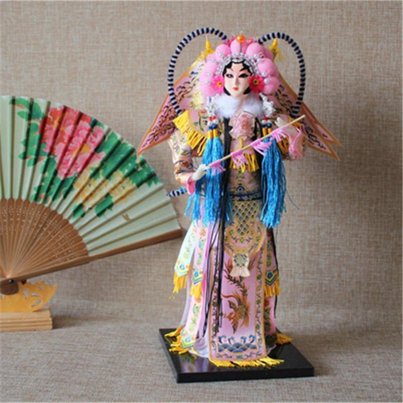 Beautiful Beijing Opera dolls Chinese style Peking Opera Silk doll Beijing special gifts Chinese cultural Rag doll sushi boat