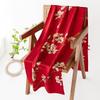Silk Scarf Mom Mother-in-law Elegant Long Square Fashionable Wrap