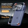 Luxury Metal Aluminum Alloy Frame Lens Protective Phone Case For iPhone 17 16 15 14 13 Pro Max Silicone Lining Shockproof Bumper