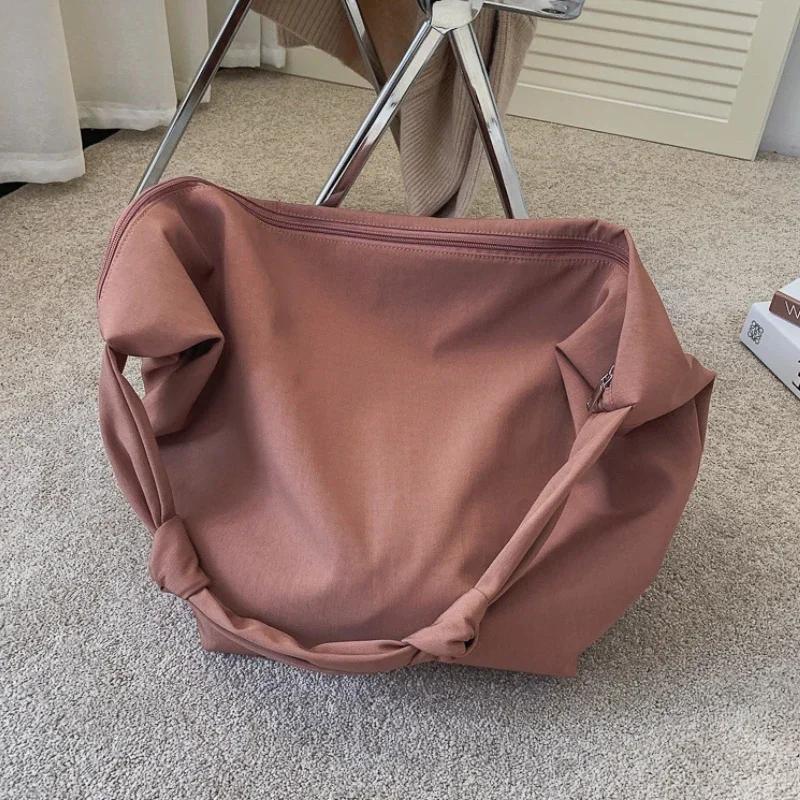 2024 New Canvas Totes Bags Women Casual Wild Ladies Handbags Solid Color Shoulder Women Bag Simple Female Messenger Bag Purses