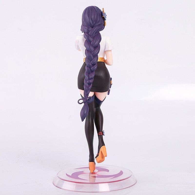 22cm Genshin Impact Raiden Shogun Anime Figure Ganyu /Keqing /Paimon /Klee Action Figure Hu Tao Figurine Collection Model Doll Toys