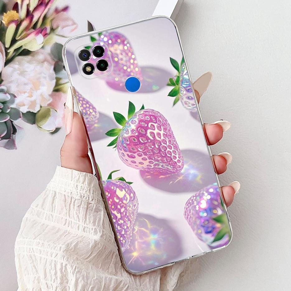 For Xiaomi Redmi 9C Case 6.53'' Cute Love Heart Painted Cover Soft Slim Phone Case For Xiaomi Redmi 9C NFC Redmi9C Fundas Bumper