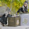12cm Tea Party Cat Anime Figure Q Version Kawaii Tea Time Cats Tea Pot Cat Action Figure Collection Model Japanese Dolls Hobbies