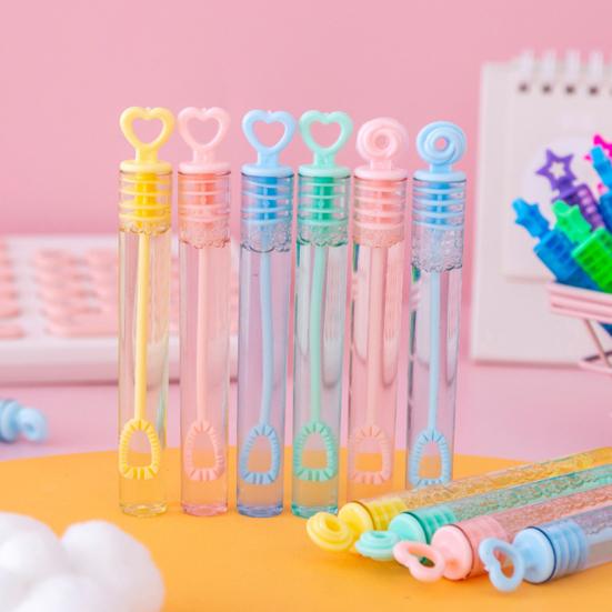 10Pcs 50ml Bubble Blowers Mini Hand-Held Long-lasting Entertainment Test Tube Bubble Wands Kindergarten Toys